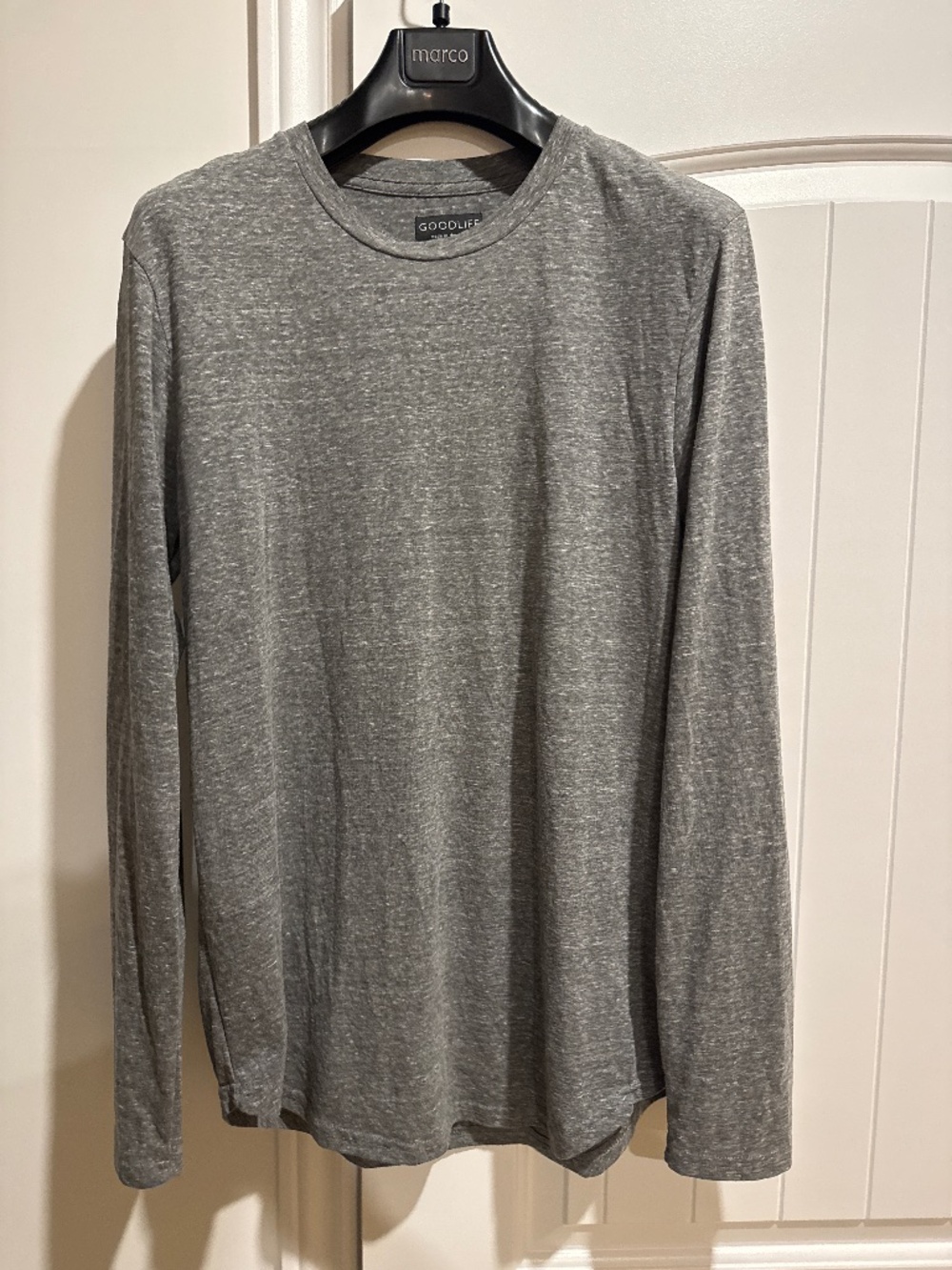 GOODLIFE Thin Grey Long Sleeve